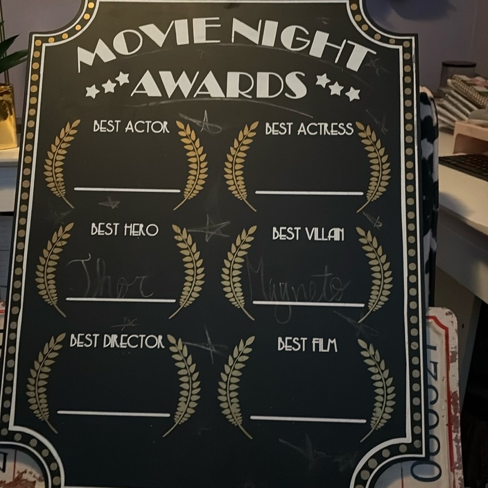 movie theater wall art